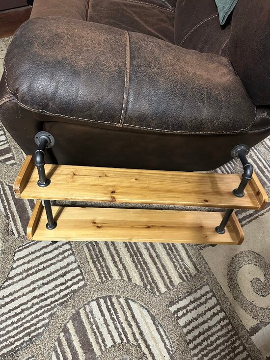 Industrial Pipe Shelf - - Picture 1 of 6